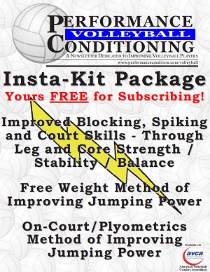 Performance Volleyball Conditioning Insta-Kit Package